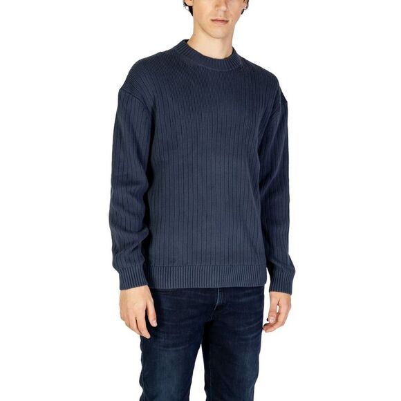 Calvin Klein Jeans Blue Cotton Men's Sweatshirt - Picture 5 of 5